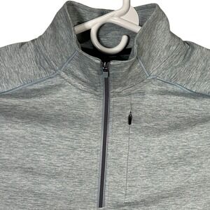 VRST Men's Run Warm 1/2 Zip Pullover Ashley Blue Heather Athletic Top Size M NWT